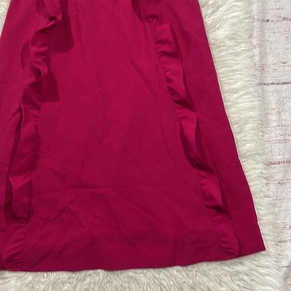 NWT TED BAKER LONDON Torriya Ruffle Pink Tunic Halter Dress - Picture 9 of 12